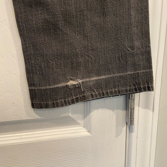 Levi’s 505 Gray Straight Leg Jeans Size 18 Regular 29x24” Cropped Hemmed - Picture 12 of 12